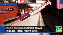 Mujer es atacada con una aguja en el metro de Nueva York