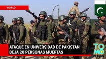 Hombres armados asesinan a mas de 20 personas en una universidad de Pakistan