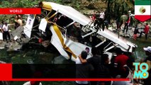 Autobús cae a un barranco en Veracruz, matando 21 personas a bordo