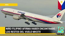 Posibles restos del vuelo MH370 fueron encontrados por un niño en una isla filipina