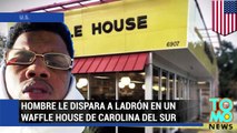 Hombre con permiso para portar armas le dispara a ladrón que ingreso en un Waffle House