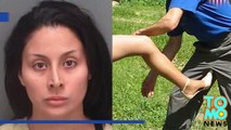 Policía arresta a una mujer que fue grabada golpeando a su marido en los testículos