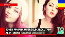 Joven rumana muere electrocutada mientras intentaba tomarse una selfie
