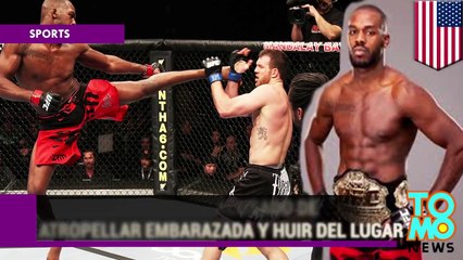 Luchador de MMA Jon Jones acusado de atropellar a mujer embarazada y huir de la escena