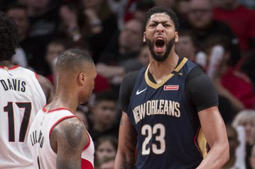 NBA : Anthony Davis survole Portland dans le Top 10