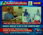 Kashmir political mystery J&K BJP ministers quit; will BJP-PDP survive this