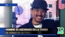 Hombre es asesinado a puñaladas durante un robo a una tienda de donas en Los Ángeles