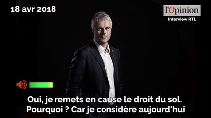 Immigration: «Oui, je remets en cause le droit du sol», affirme Laurent Wauquiez