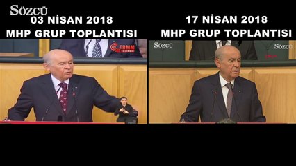 Bahçeli'den iki farklı açıklama