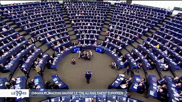 Colère cinglante d'Emmanuel Macron au Parlement Européen à Bruxelles - Regardez