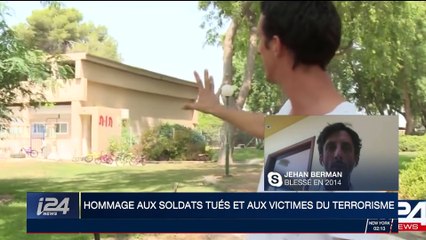 Hommage aux soldats tués et aux victimes du terrorisme : témoignage de Jehan Berman