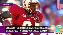 Jugador de futbol americano esta siendo investigado por presuntamente golpear a su novia embarazada