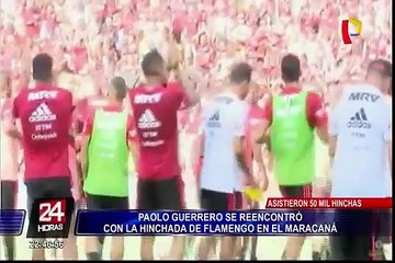 Cerca de 50 mil hinchas asistieron al entrenamiento del Flamengo