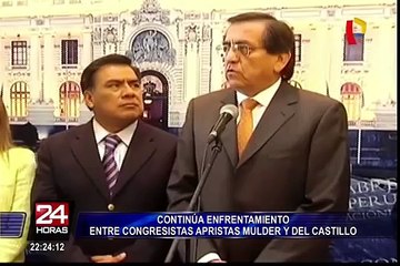 Congresistas Mulder y Del Castillo protagonizan un nuevo enfrentamiento