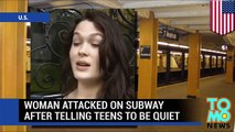 Jóvenes golpean brutalmente a una mujer luego de pedirles que no usaran lenguaje ofensivo en publico