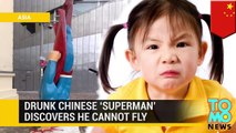 Hombre borracho dice que es Superman y niña de 10 años le hace saltar por un balcón para probarlo