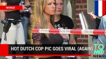 Fotos de una candente oficial de policía en Holanda se vuelven virales… de nuevo