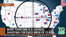 Escalofriante estadística: al menos un tiroteo por semana en escuelas de Estados Unidos