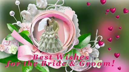 Happy Wedding Day! Best Wishes for the Bride & Groom. Free eCard Greetings.