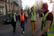 Manifestation dans les rues de Saint-Dié lors de la venue d'Emmanuel Macron