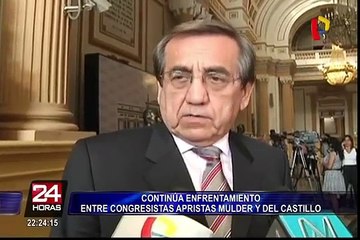 Congresistas Mulder y Del Castillo protagonizan un nuevo enfrentamiento