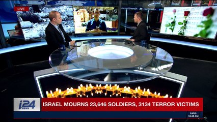 Tải video: i24NEWS DESK | Israel mourns 23,646 soldiers 3134 terror victims | Wednesday, April 18th 2018