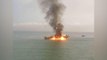 Gas leak makes it risky to search for missing crewman in Miri ship fire