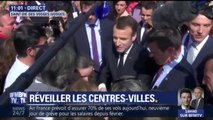Malgré quelques cris de colère, Emmanuel Macron plutôt bien accueilli à Saint-Dié dans les Vosges