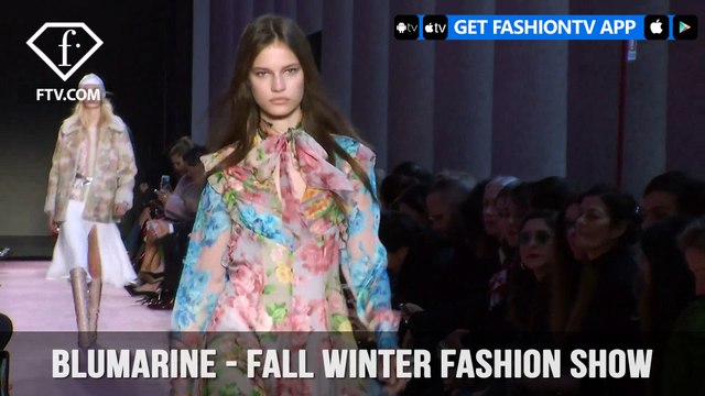 Blumarine Stuns on the Pink Runway with Fall/Winter Fashion Show 2018-19 | FashionTV | FTV