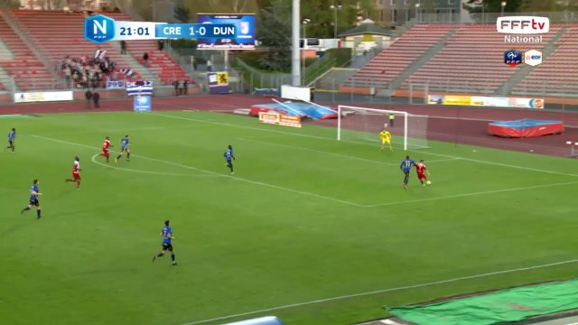 Oh quelle occasion de Dunkerque !!! La frappe de TIMITE est détournée par le gardien de KERBORIOU.