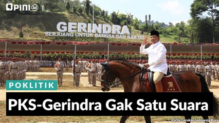 #1MENIT | PKS-Gerindra Gak Satu Suara