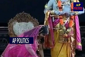 శ్రీ కృష్ణడు అవతారామలో బాలకృష్ణ Balakrishna as srikrishnudu Drama At Lepakshi-AP Politics