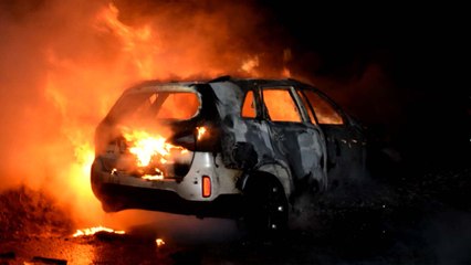 육군 간부, 불난 차량서 여성 구조...산불도 진화 / YTN