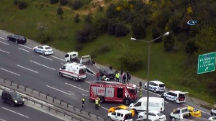 FSM Köprüsü'nde zincirleme kaza