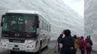 Route Through Towering 'Snow Canyon' Opens in the Mountains of Japan