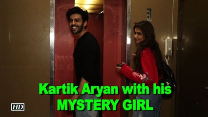 Kartik Aryan with his MYSTERY GIRL on Movie date