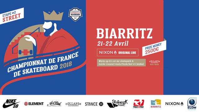 Championnat de France de skate 2018 - BIARRITZ
