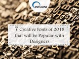 Best Fonts for Designers 2018 | Trending Fonts | Infojini Consulting