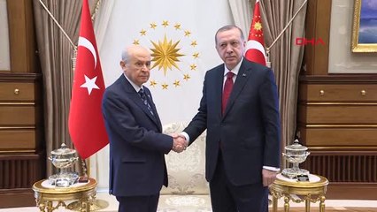 Cumhurbaşkanı Erdoğan'ın, Bahçeli'yi Kabulü Bitti