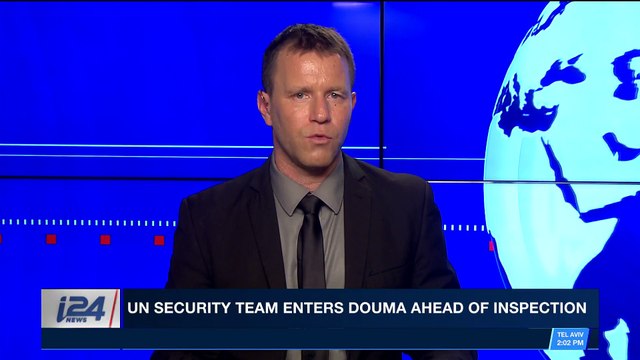 i24NEWS DESK | UN security team enters Douma ahead of inspection | Wednesday, April 18th 2018