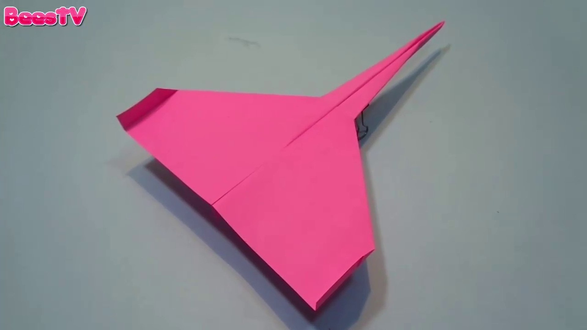 How To Make An Easy Paper Jet Airplane That Flies Far Starfighter Jet Plane