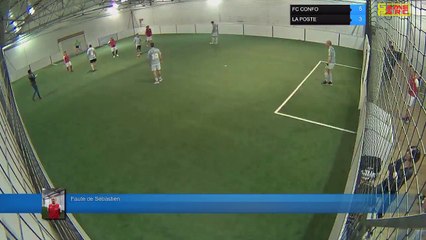 Faute de Sébastien - FC CONFO Vs LA POSTE - 17/04/18 20:00 - LIGUE 3 - Poitiers Game Parc