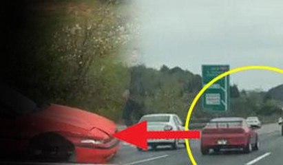 Trafik canavarlarının ölüm oyunu kamerada... TEM otoyolu felç oldu