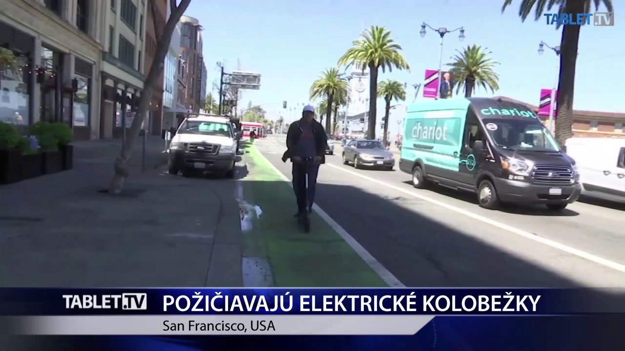San Francisco: Znížiť počet áut v meste a zlepšiť kvalitu ovzdušia majú požičovne elektrických kolobežiek