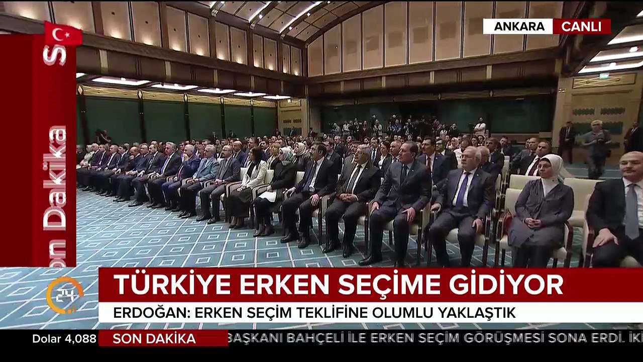 Erken seçim tarihi açıklandı