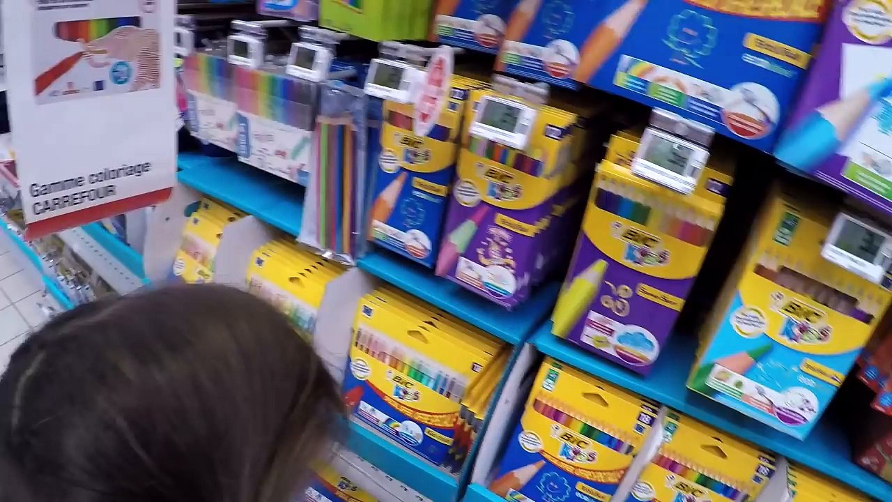 CHASSE AUX FOURNITURES SCOLAIRES pour AMANTINE - BACK TO SCHOOL rentrée scolaire 2017