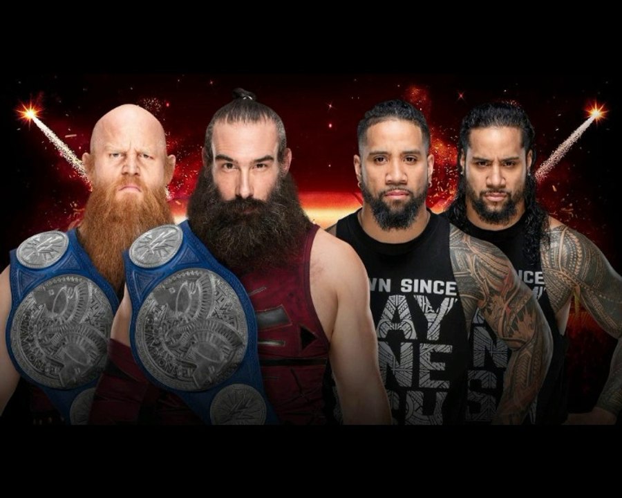 Usos vs Bludgeon Brothers Smack Down 17-04-18 Super Star Hand Shakeup