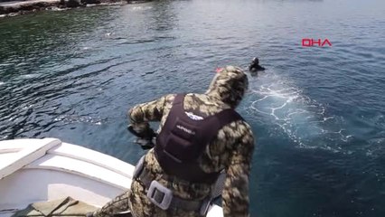 Muğla Küçükbük'te Deniz Dibi Temizliği