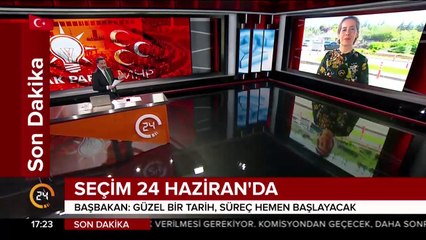 Erken seçim tarihi 24 Haziran