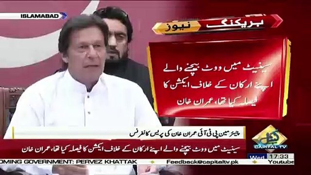 Imran Khan Takes Big Action Against 20 MPAs of PTI Who Sold Their Votes